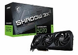 MSI GeForce  RTX 5070 12G SHADOW 3X 2527MHz PCI-E 5.0 12288MB 192 bit 1xHDMI 3xDisplayPort HDCP