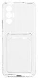 Mariso Чехол-накладка POKET с карманом для карт для Tecno Pova 3