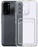 Mariso Чехол-накладка POKET с карманом для карт для Tecno Spark 8C/ Go 2022