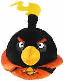 Angry Birds Мягкая игрушка Space Firebomb Black "Черная птица"