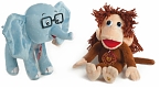 Мульти-Пульти Набор из двух игрушек "Мартышка и слоненок"