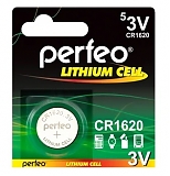 Perfeo Батарейка CR1620 Lithium Cell 3V, 1 шт.
