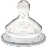 Bebe Confort Силиконовые соски Maternity для бутылочек с широким горлышком S1, 0-12 мес.