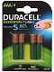 Duracell Аккумуляторы ААА, 4 шт. (HR03-4BL, 850 mAh)