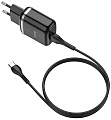 Hoco Сетевое зарядное устройство N3 + USB Type-C, QC 3.0, 18W