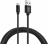 KingPrice Кабель USB - MicroUSB, 2.4A, 1м