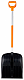 Fiskars Лопата SnowXpert 1026793 45x35.5 см 85 см