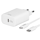 TFN Сетевое зарядное устройство Type-C PD 20W + кабель Lightning