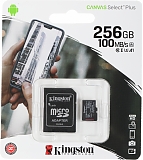 Kingston microSDXC 256GB SDCS2/256GB Canvas Select Plus + adapter
