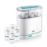 Philips Avent Электрический стерилизатор 3 в 1 SCF285/03, с бутылочками