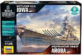 Звезда Сборная модель World War Ships "Американский линкор "Айова"