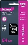 OLMIO microSDXC 64Gb Class 10 UHS-I