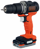 Black & Decker Аккумуляторная ударная дрель-шуруповерт BDCHD12S1