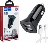 Isa Автомобильное зарядное устройство AZ14 + кабель MicroUSB