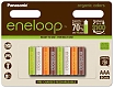Panasonic Аккумуляторы Eneloop Organic Colors AAA, 8 шт (750 мАh, 8BP)
