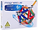 Magneticus Магнитный конструктор четырех цветов 88 элементов