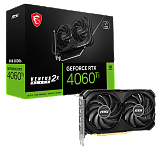 MSI GeForce RTX 4060 TI VENTUS 2X BLACK 8G 2535MHz PCI-E 4.0 8192MB 18000MHz 128bit HDMI 3xDisplayPort HDCP