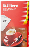 Filtero Одноразовые фильтры для капельной кофеварки Premium Размер 2