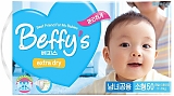 Beffy's Подгузники Extra Dry, S (3-8 кг) 50 шт.
