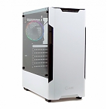 Powercase Alisio X3, Tempered Glass, ARGB, White