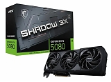 MSI GeForce RTX 5080 16G SHADOW 3X 2625MHz PCI-E 5.0 16384MB 30000MHz 256 bit 1xHDMI 3xDisplayPort HDCP