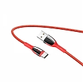 Hoco Кабель U89 USB - USB Type-C, 3A с индикатором заряда