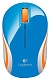 Logitech Wireless Mini Mouse M187 Blue-Orange USB