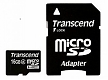 Transcend microSDHC 16Gb class 4