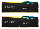 Kingston Fury Beast Black RGB EXPO DDR5 64Gb KIT2 6000MHz DIMM KF560C36BBEAK2-64