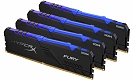 Kingston HyperX FURY RGB 32Gb PC25600 DDR4 KIT4 HX432C16FB3AK4/32