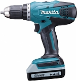 Makita Дрель-шуруповерт аккумуляторная DF457DWEX8 187651 18Вт., 2аккум., 1.5Ач., кейс., D-30667 биты