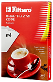 Filtero Одноразовые фильтры для капельной кофеварки Premium Размер 4