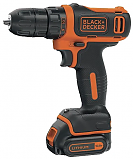 Black & Decker Аккумуляторная дрель-шуруповерт BDCDD12K1B 26 Н·м