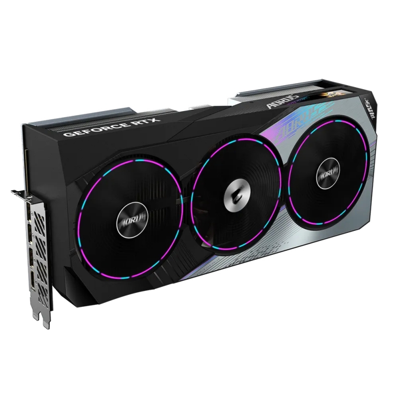 GigaByte GeForce RTX 4080 AORUS MASTER 2210MHz PCI-E 4.0 16384MB 22400MHz 256 bit 1xHDMI 3xDisplayPort HDCP GV-N4080AORUS M-16GD